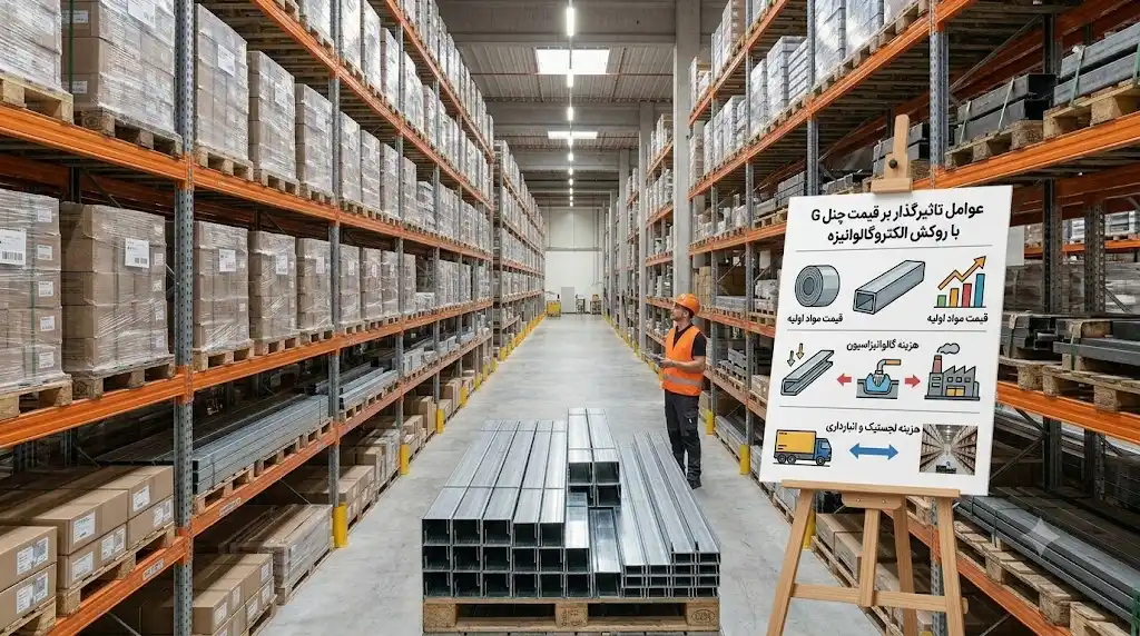 زیرسازی تأسیسات با چنل سبک گالوانیزه