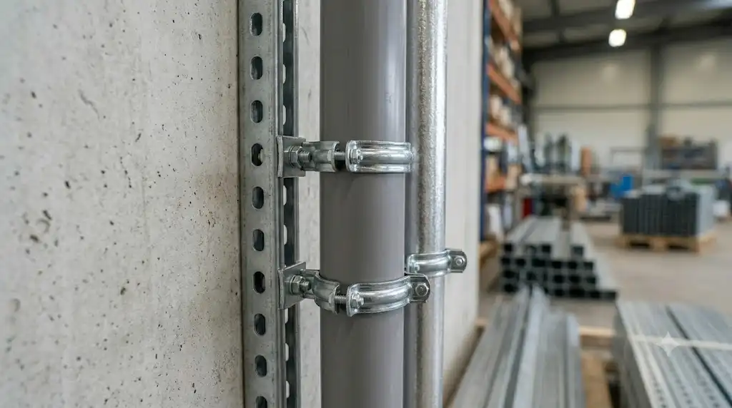 چنل C-40 مقاوم برای نگهداری خطوط فاضلاب و رایزرهای تأسیساتی