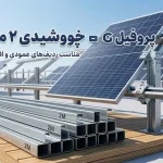 راهنمای جامع انتخاب و نصب پروفیل G خورشیدی ۲ متری در سیستمهای نگهدارنده پنل